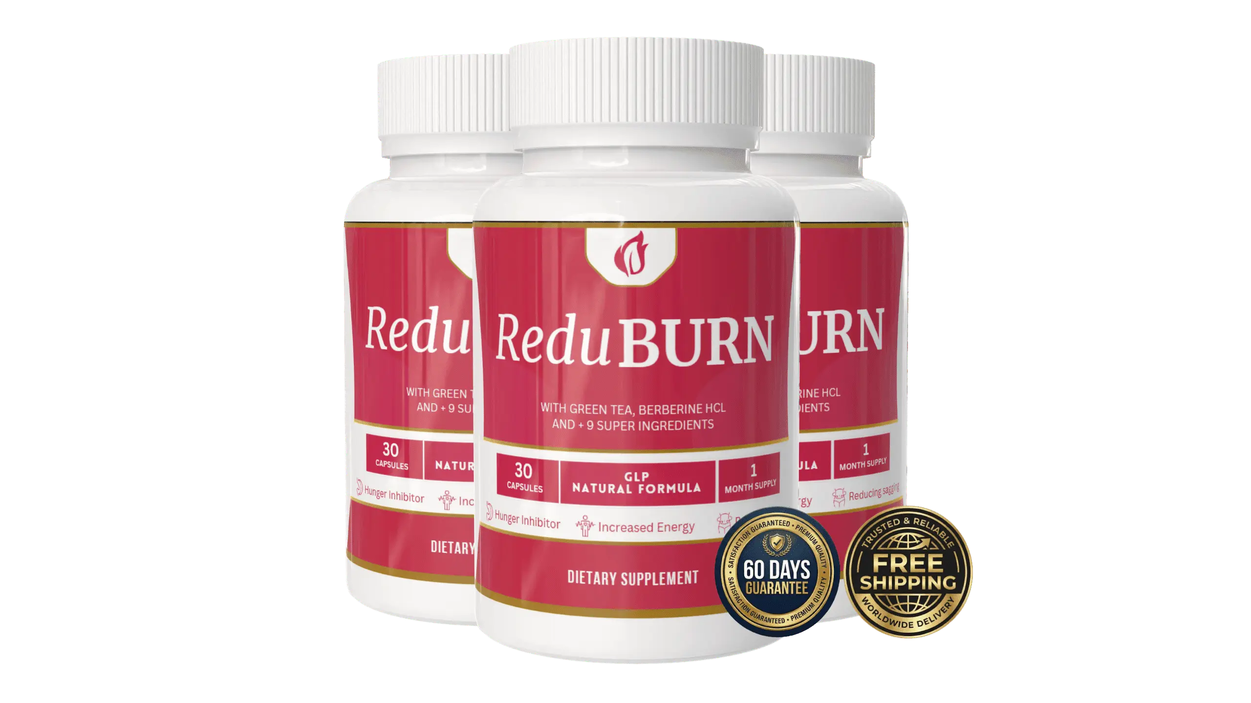 ReduBurn 3 bottle most popular pack